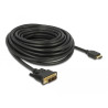 Delock HDMI zu DVI 18+1 Kabel bidirektional 10 m