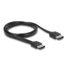Delock Kabel eSATA 3 Gb/s Buchse - eSATA Buchse 1 m schwarz