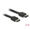 Delock Kabel eSATA 3 Gb/s Buchse - eSATA Buchse 2 m schwarz