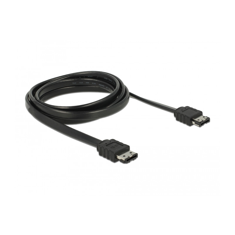 Delock Kabel eSATA 3 Gb/s Buchse - eSATA Buchse 2 m schwarz
