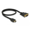 Delock HDMI zu DVI 24+1 Kabel bidirektional 0,5 m