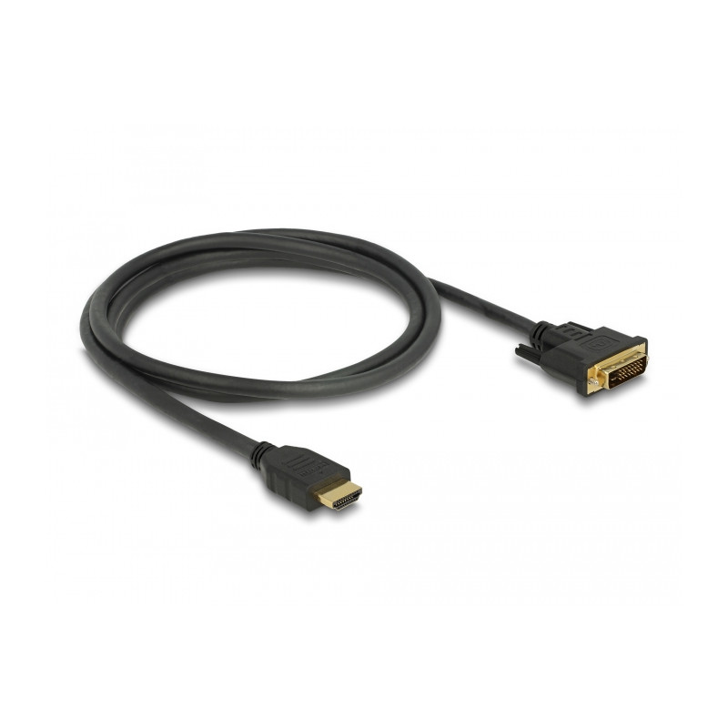 Delock HDMI zu DVI 24+1 Kabel bidirektional 1,5 m