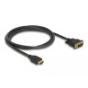 Delock HDMI zu DVI 24+1 Kabel bidirektional 1,5 m