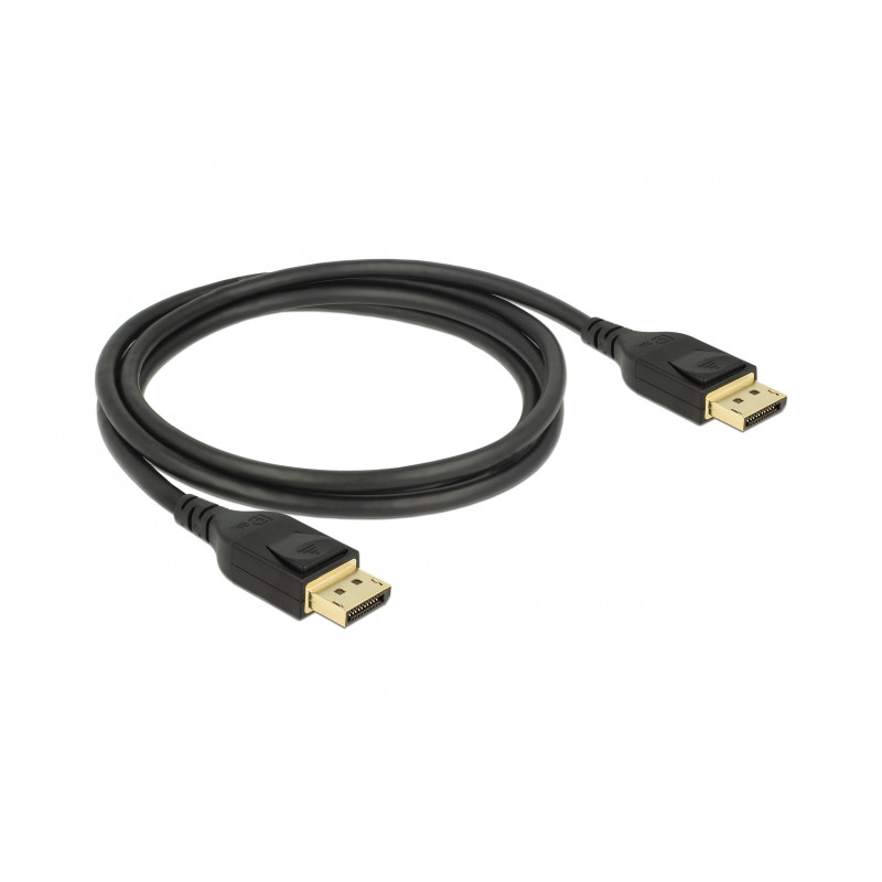 Delock DisplayPort Kabel 8K 60 Hz 1 m DP 8K zertifiziert