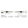 Delock DisplayPort Kabel 8K 60 Hz 2 m DP 8K zertifiziert