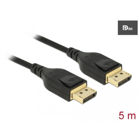 Delock DisplayPort Kabel 8K 60 Hz 5 m DP 8K zertifiziert