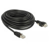 Delock GigE Kamera Kabel RJ45 Stecker zu RJ45 Stecker mit Schrauben Cat.6 S/FTP 10 m