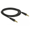 Delock Klinkenkabel 3,5 mm 5 Pin Stecker zu Stecker 2 m schwarz
