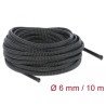 Delock Geflechtschlauch dehnbar 10 m x 6 mm schwarz