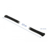 Delock Geflechtschlauch dehnbar 10 m x 6 mm schwarz