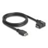 Delock USB 10 Gbps Kabel Typ-E Key A 20 Pin Stecker zu USB Type-C™ Buchse gewinkelt 70 cm