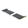 Delock Riser Karte PCI Express x16 zu x16 mit flexiblem Kabel 60 cm