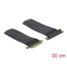 Delock Riser Karte PCI Express x8 zu x8 mit flexiblem Kabel 30 cm