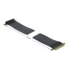 Delock Riser Karte PCI Express x8 zu x8 mit flexiblem Kabel 30 cm