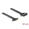 Delock Riser Karte PCI Express x4 zu x4 mit flexiblem Kabel 30 cm
