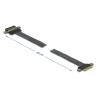 Delock Riser Karte PCI Express x4 zu x4 mit flexiblem Kabel 60 cm