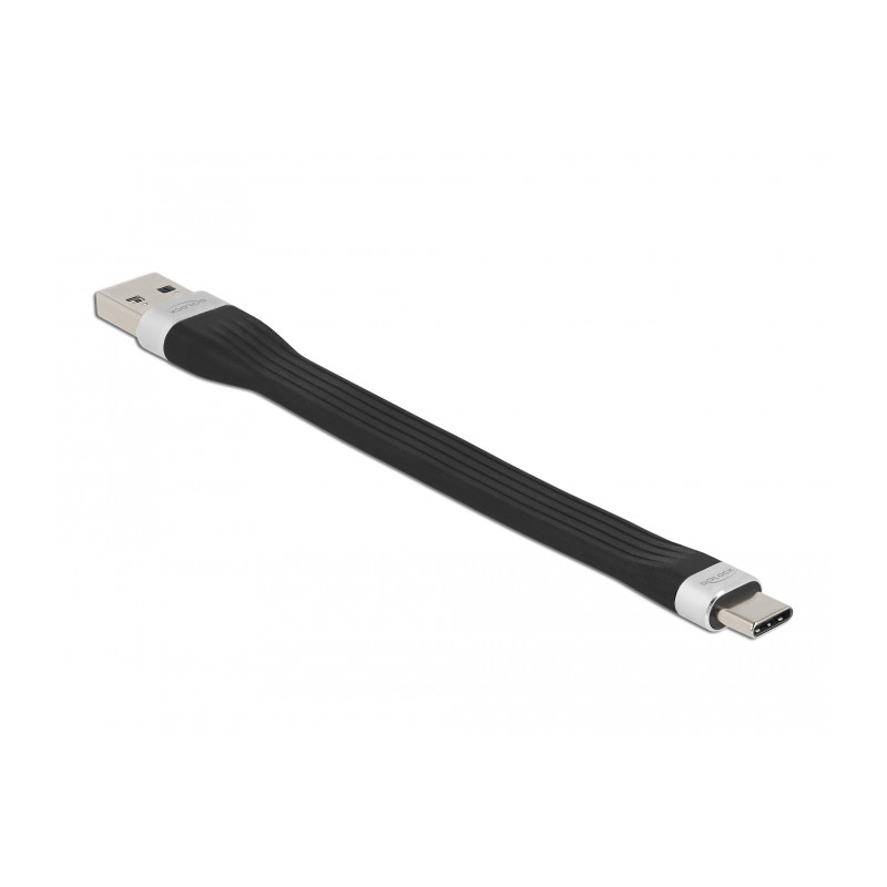 Delock USB 5 Gbps FPC Flachbandkabel USB Typ-A zu USB Type-C™ 13,5 cm PD 3 A