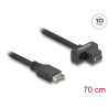 Delock USB 10 Gbps Kabel Typ-E Key A 20 Pin Stecker zu USB Type-C™ Buchse zum Einbau 70 cm