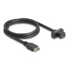 Delock USB 10 Gbps Kabel Typ-E Key A 20 Pin Stecker zu USB Type-C™ Buchse zum Einbau 70 cm