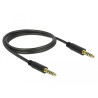 Delock Klinkenkabel 4,4 mm 5 Pin Stecker zu Stecker 1 m schwarz