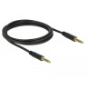 Delock Klinkenkabel 4,4 mm 5 Pin Stecker zu Stecker 2 m schwarz