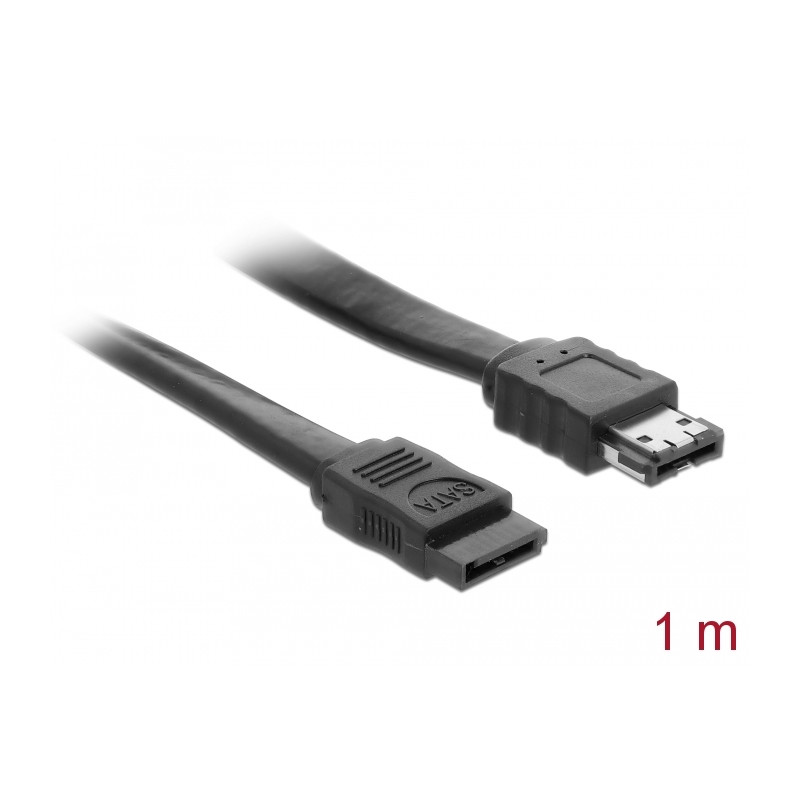 Delock Kabel SATA 3 Gb/s Buchse - eSATA Buchse 1 m schwarz