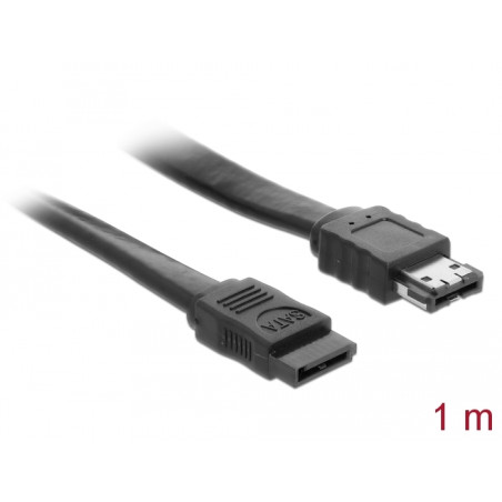 Delock Kabel SATA 3 Gb/s Buchse - eSATA Buchse 1 m schwarz