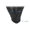 Delock Geflechtschlauch selbstschließend 2 m x 13 mm schwarz