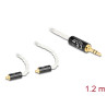 Delock Audio Kabel 3,5 mm 3 Pin Klinkenstecker zu 2 x MMCX Stecker 1,20 m