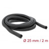 Delock Geflechtschlauch selbstschließend 2 m x 25 mm schwarz