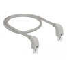Delock Netzwerkkabel RJ45 Cat.5e SF/UTP unten / unten gewinkelt 2 m