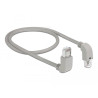 Delock Netzwerkkabel RJ45 Cat.6 S/FTP oben / unten gewinkelt 0,5 m