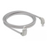 Delock Netzwerkkabel RJ45 Cat.6A S/FTP oben / unten gewinkelt 2 m