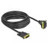 Delock DVI Kabel 24+1 Stecker zu 24+1 Stecker gewinkelt 5 m