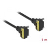 Delock DVI Kabel 18+1 Stecker gewinkelt zu 18+1 Stecker gewinkelt 1 m