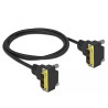Delock DVI Kabel 18+1 Stecker gewinkelt zu 18+1 Stecker gewinkelt 1 m