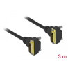 Delock DVI Kabel 18+1 Stecker gewinkelt zu 18+1 Stecker gewinkelt 3 m