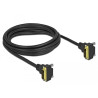 Delock DVI Kabel 18+1 Stecker gewinkelt zu 18+1 Stecker gewinkelt 3 m