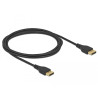 Delock DisplayPort Kabel 8K 60 Hz 2 m DP 8K zertifiziert ohne Einrastfunktion