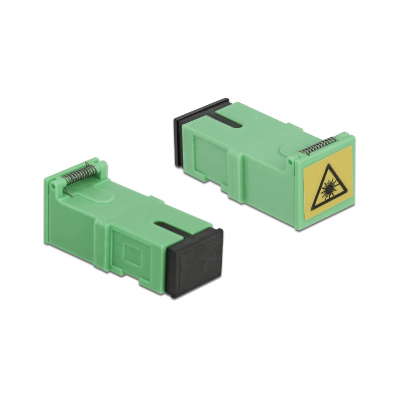 Delock LWL Kupplung mit Laserschutzklappe SC Simplex Buchse zu SC Simplex Buchse 4 Stück