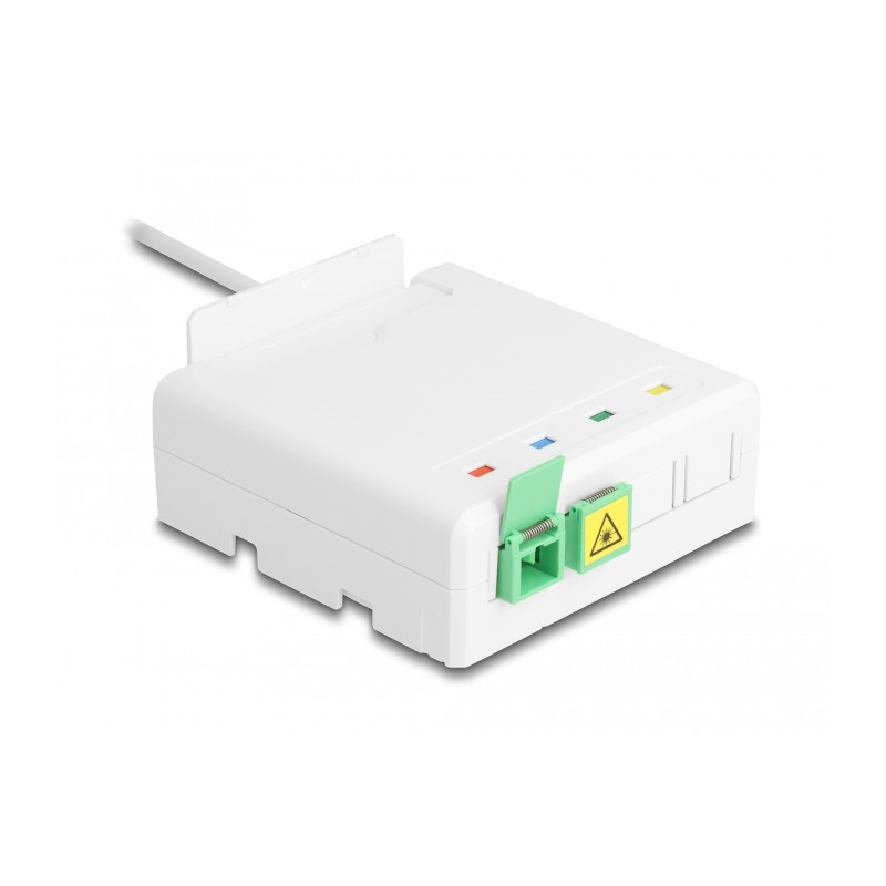 Delock LWL Anschlussdose 2 x SC/APC Simplex mit Verlegekabel Set 30 m