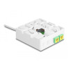 Delock LWL Anschlussdose 2 x SC/APC Simplex mit Verlegekabel Set 30 m