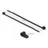 Delock Befestigungsschelle 4,8 mm mit Kabelbinder L 150 x B 2,5 schwarz