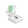 Delock LWL Anschlussdose 2 x SC/APC Simplex mit Verlegekabel Set 40 m
