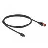 Delock PoweredUSB Kabel Stecker 24 V zu Mini-DIN 3 Pin Stecker 1 m für POS Drucker und Terminals
