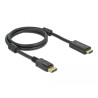 Delock Aktives DisplayPort 1.2 zu HDMI Kabel 4K 60 Hz 1 m