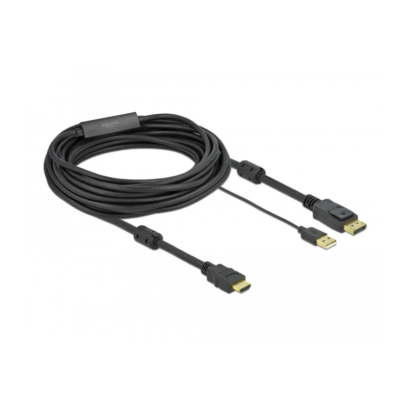 Delock HDMI zu DisplayPort Kabel 4K 30 Hz 7 m