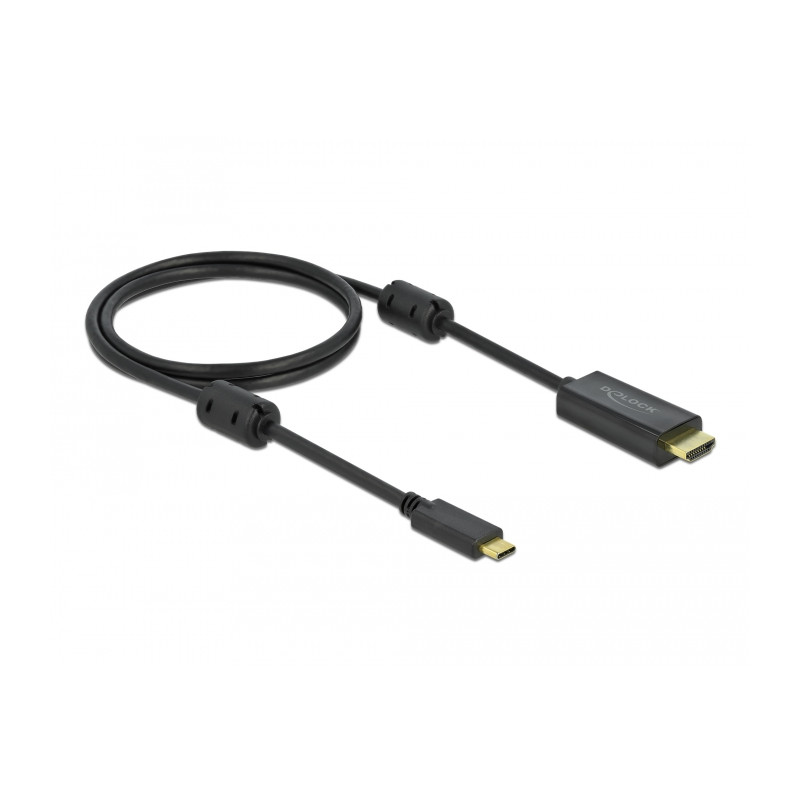 Delock Aktives USB Type-C™ zu HDMI Kabel (DP Alt Mode) 4K 60 Hz 1 m