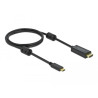Delock Aktives USB Type-C™ zu HDMI Kabel (DP Alt Mode) 4K 60 Hz 1 m