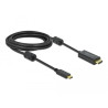 Delock Aktives USB Type-C™ zu HDMI Kabel (DP Alt Mode) 4K 60 Hz 3 m